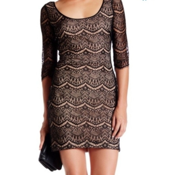 NWT GUESS Lace Sheath Dress - Picture 1 of 4